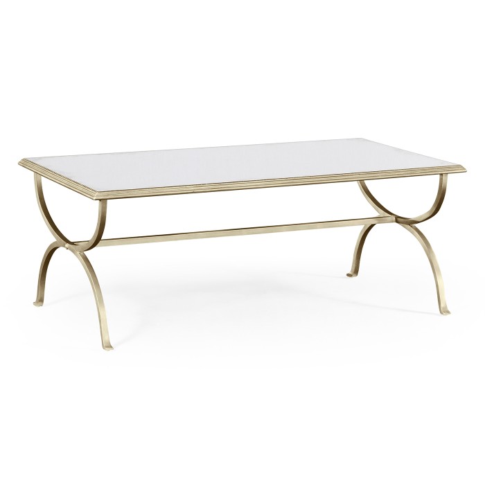 Silver coffee table (Antiqued mirror)