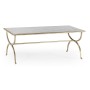 Églomisé & Silver Iron Coffee Table