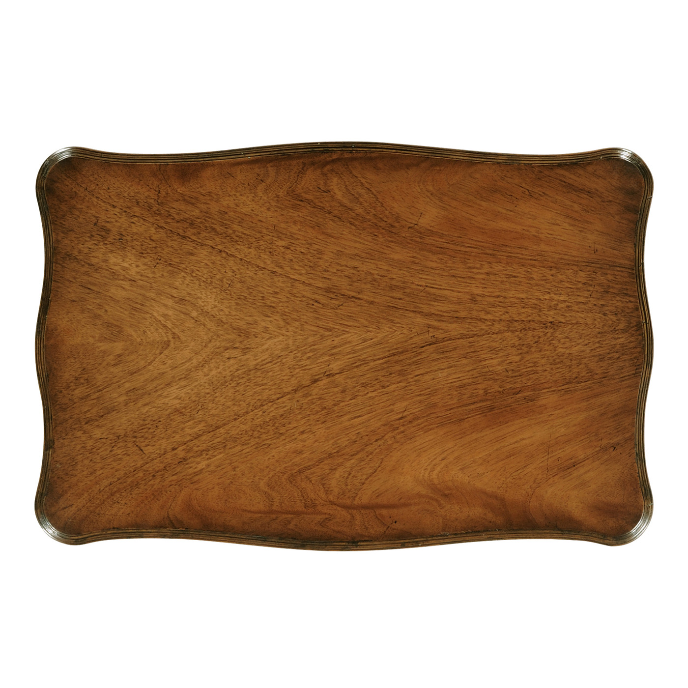 Mahogany Nest of Three Tables Turned Legs