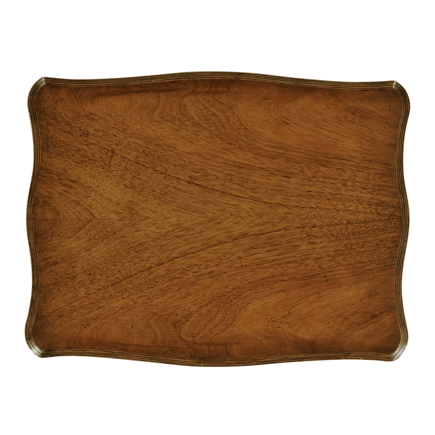 Mahogany Nest of Three Tables Turned Legs