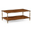 Mahogany Coffee Table with Shelf