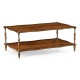 Mahogany Coffee Table with Shelf