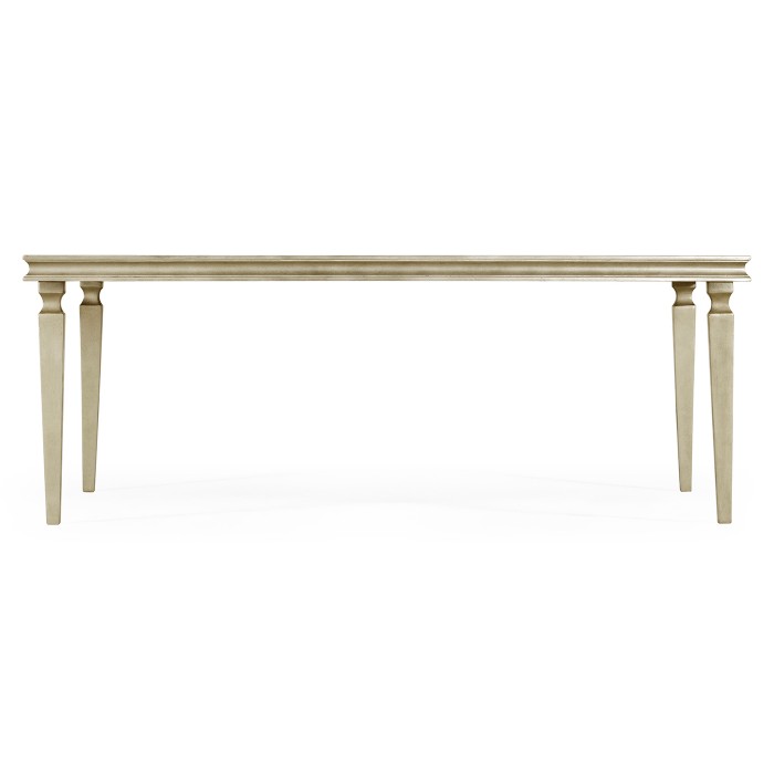 Italian Silver Rectangular Coffee Table