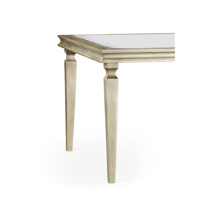 Italian Silver Rectangular Coffee Table