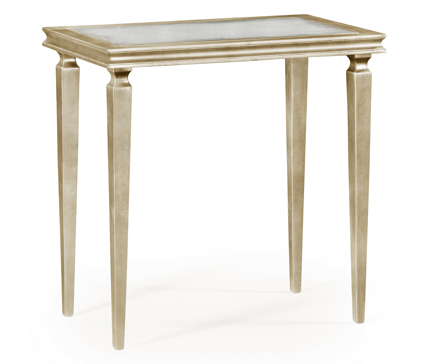 Italian Silver Rectangular Side Table