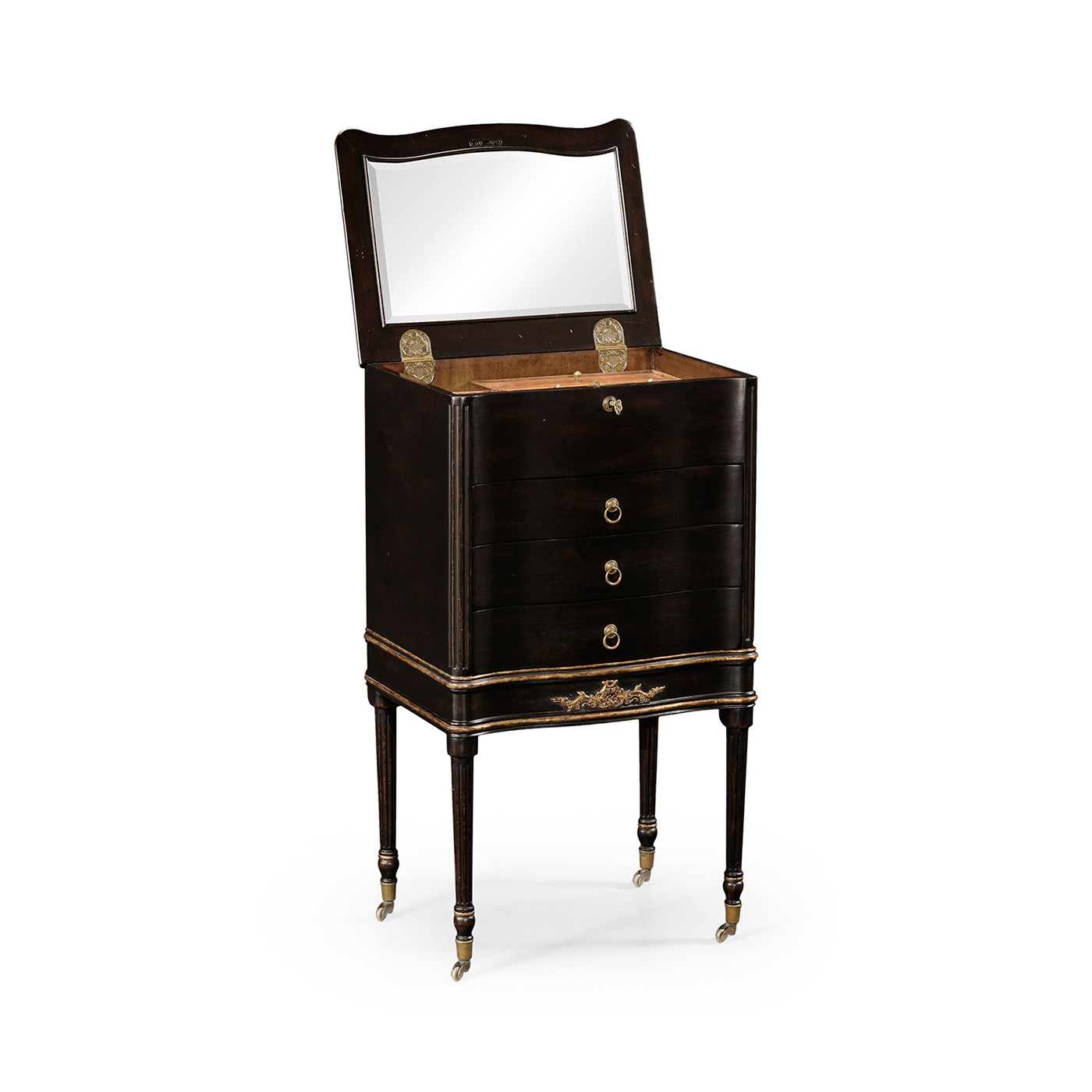 Ebonised Collectors Cabinet