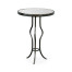 Églomisé & Bronze Iron Round Wine Table