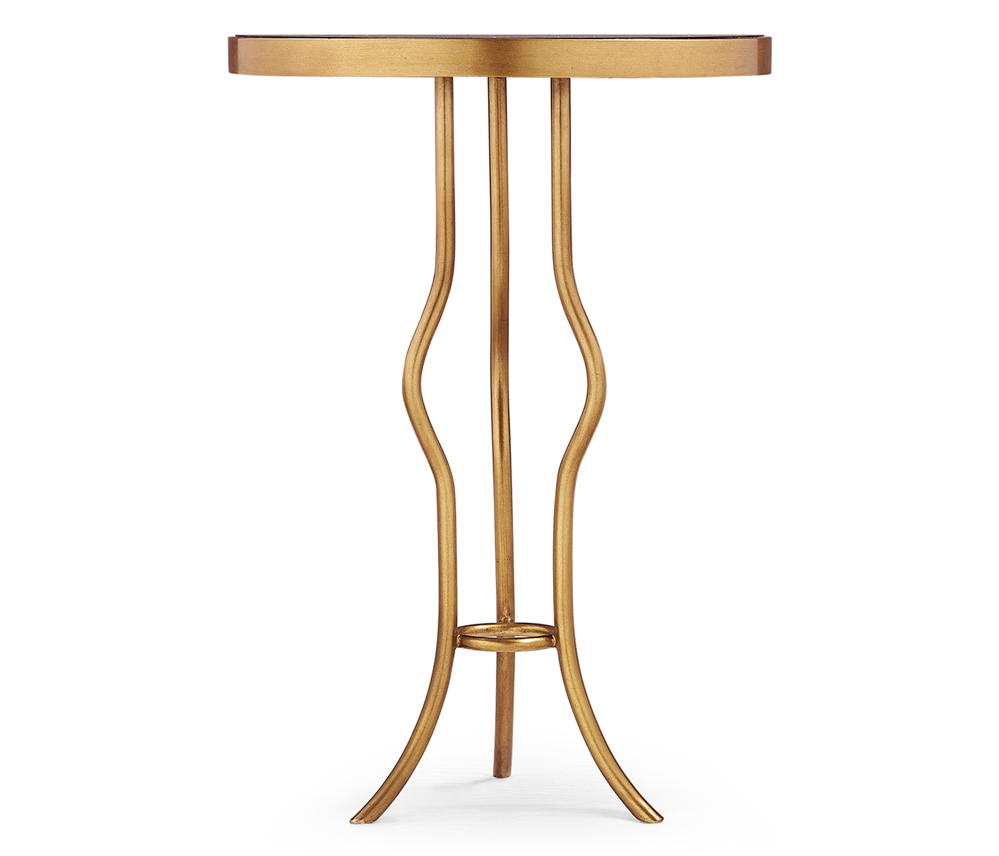 Églomisé & Gilt Iron Round Wine Table