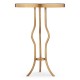 Églomisé & Gilt Iron Round Wine Table