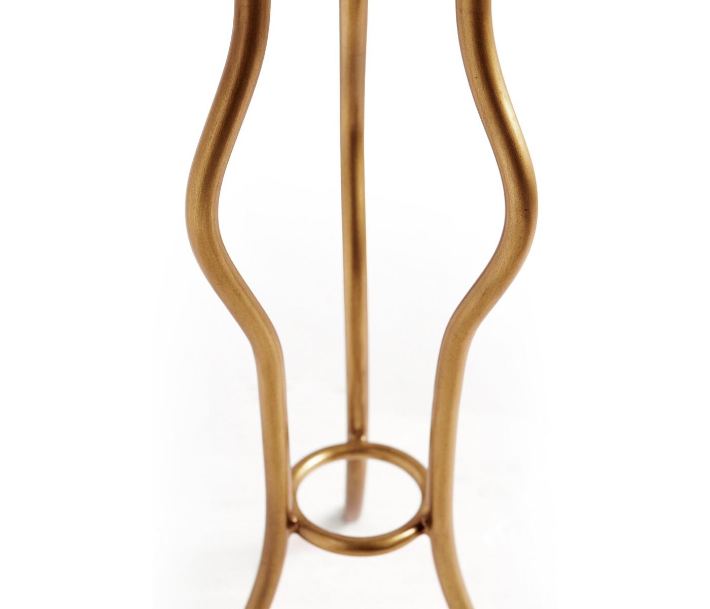 Églomisé & Gilt Iron Round Wine Table