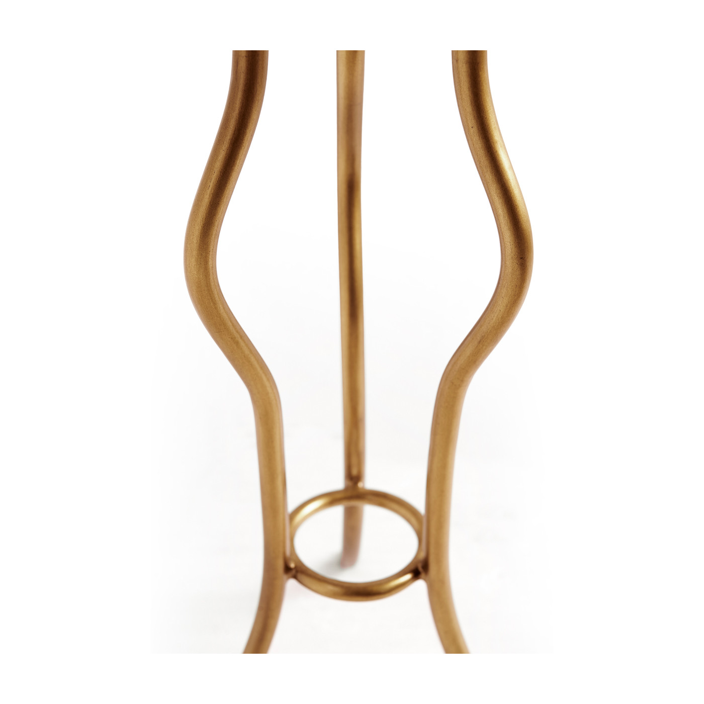 Églomisé & Gilt Iron Round Wine Table