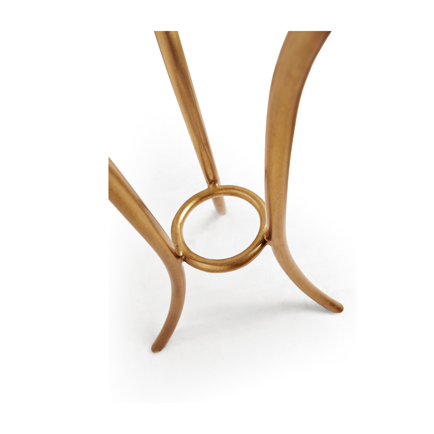 Églomisé & Gilt Iron Round Wine Table