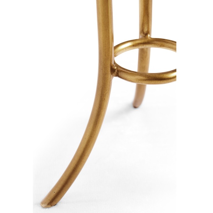 Églomisé & Gilt Iron Round Wine Table