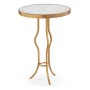 Églomisé & Gilt Iron Round Wine Table