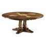 Round Country Extending Dining Table 59