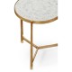 Églomisé & Gilded Iron Medium Lamp Table