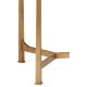 Ivory Scagliola & Gilded Medium Iron Lamp Table