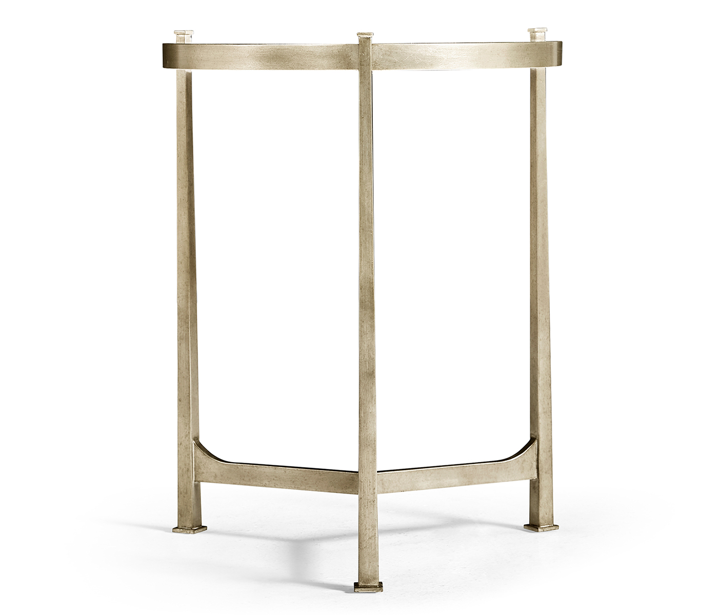 Églomisé & Silver Medium Iron Lamp Table