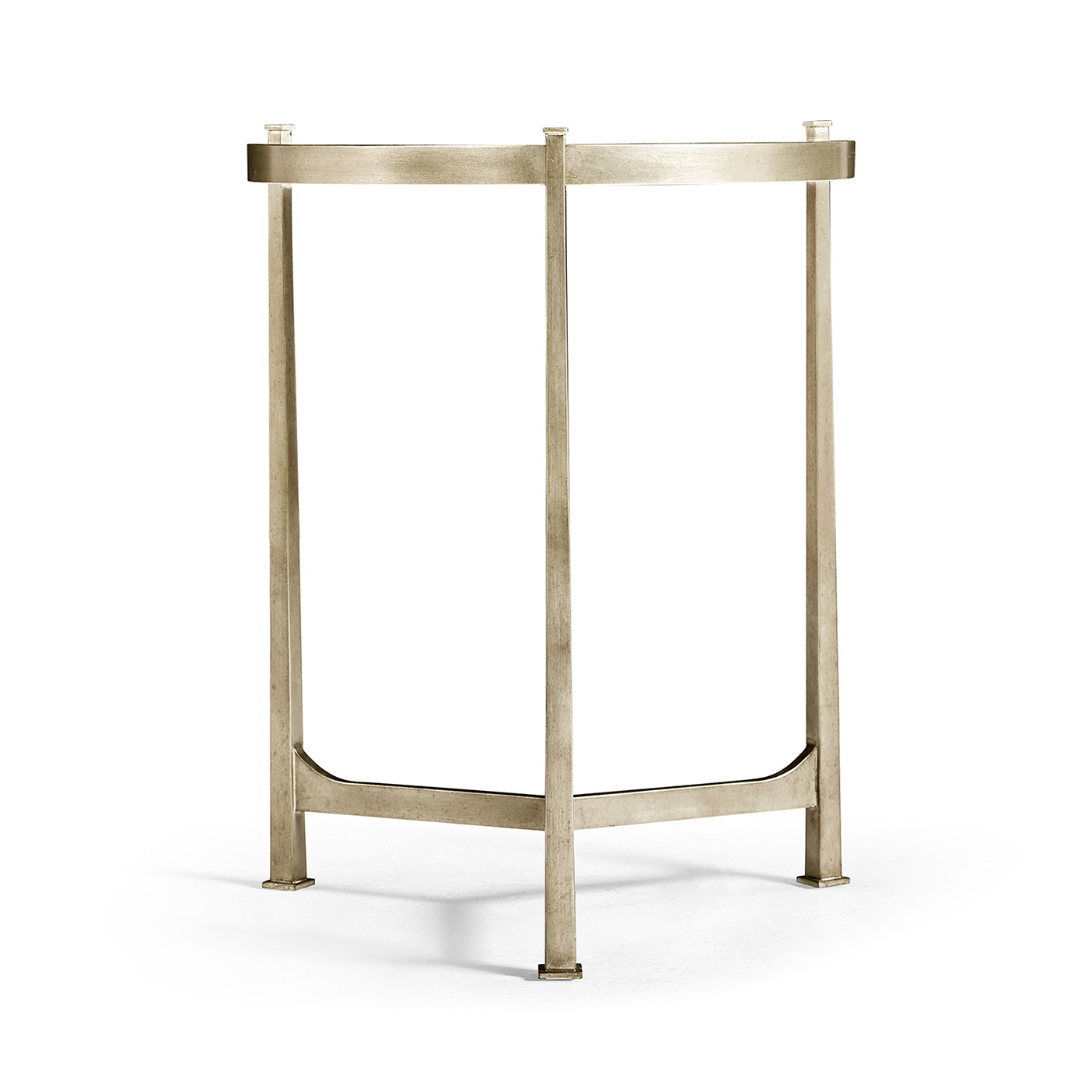 Églomisé & Silver Medium Iron Lamp Table