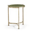 Shagreen Green & Silver Medium Iron Lamp Table