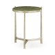 Shagreen Green & Silver Medium Iron Lamp Table