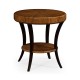 Art Deco High Lustre Round Side Table