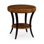 Art Deco High Lustre Round Side Table