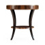 Art Deco Satin Round Side Table