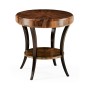 Art Deco Satin Round Side Table