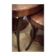 Art Deco Satin Round Side Table