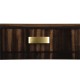 Rectangular Art Deco Macassar Ebony High Lustre Side Table with Drawer