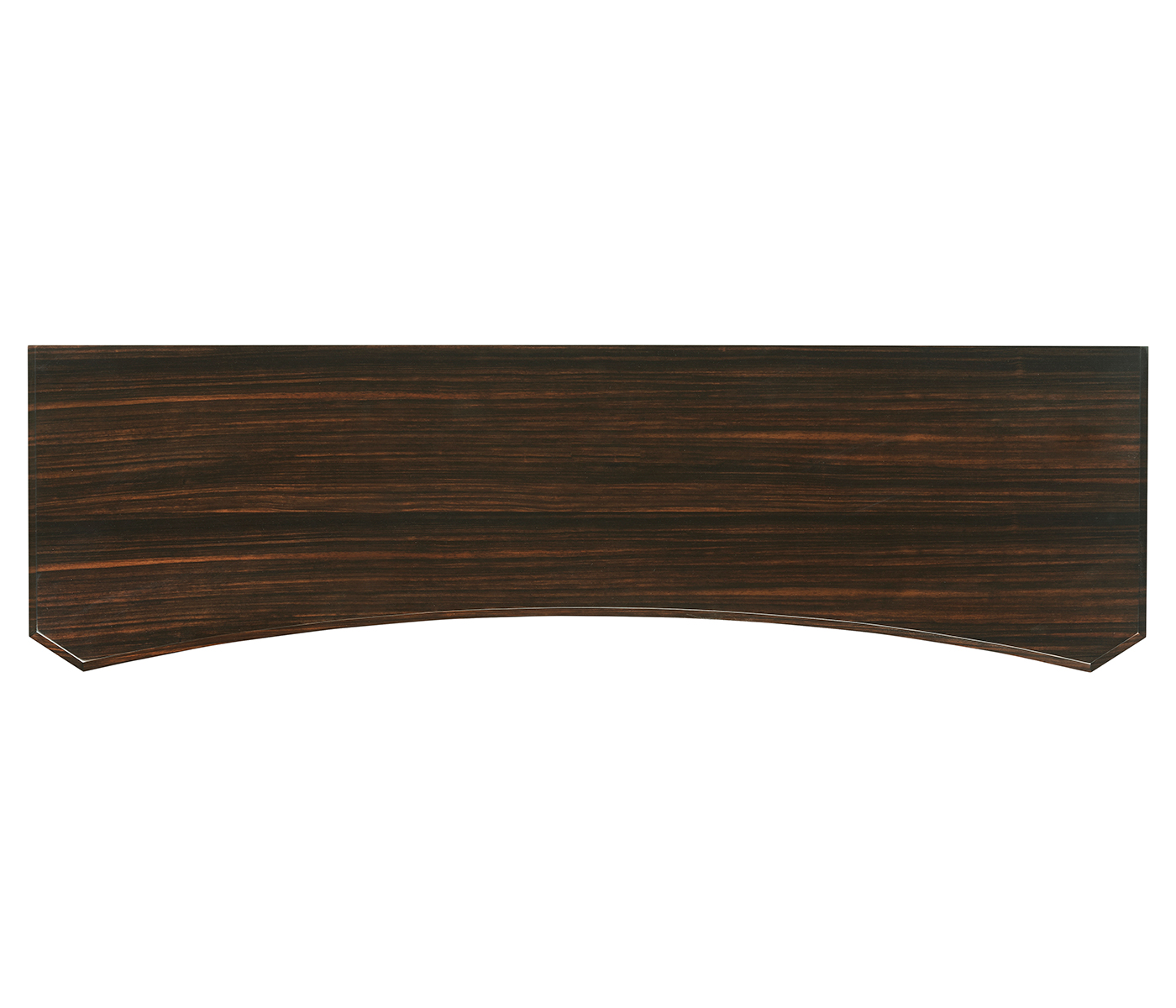 Rectangular Art Deco Macassar Ebony High Lustre Console Table