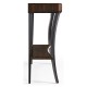 Rectangular Art Deco Macassar Ebony High Lustre Console Table