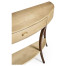 Art Deco Large Demilune Console Table with Drawer
