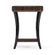 Small Square Art Deco Macassar Ebony High Lustre Side Table