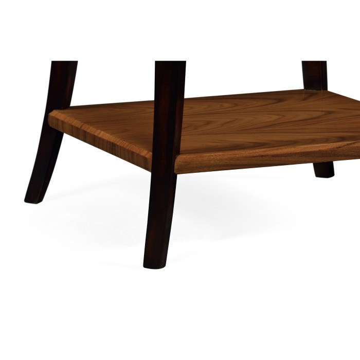 Art Deco High Lustre Square Side Table
