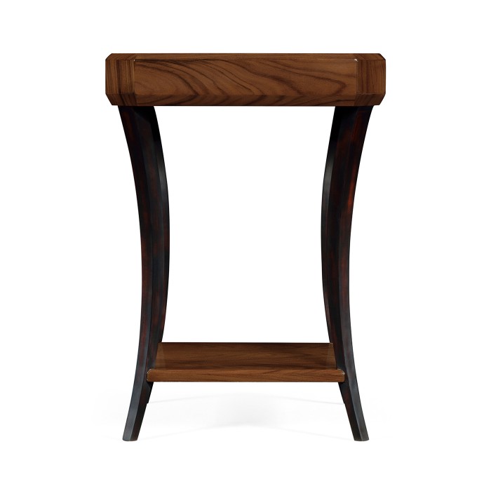 Art Deco Satin Square Side Table