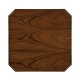 Art Deco Satin Square Side Table