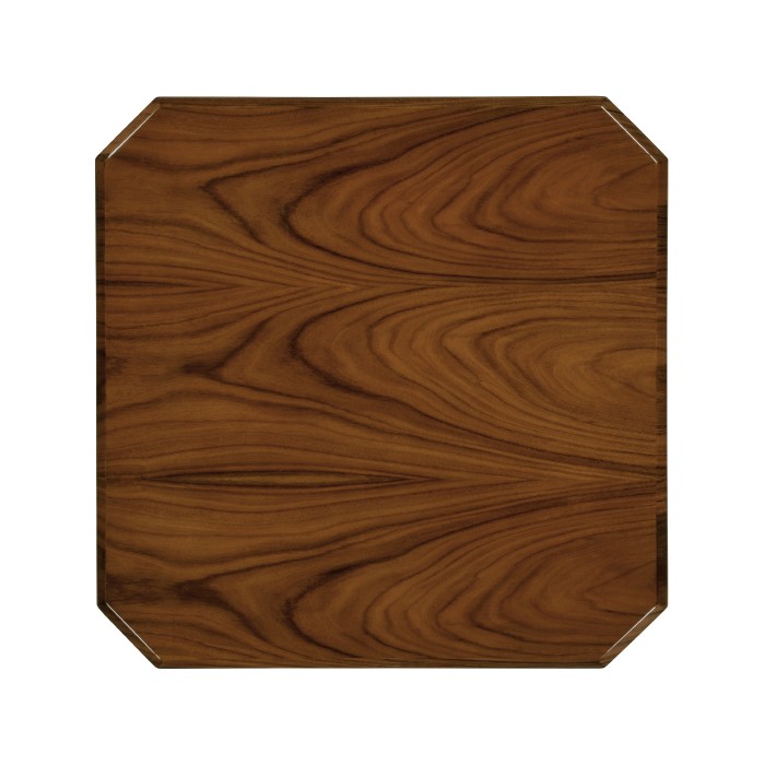 Art Deco Satin Square Side Table