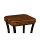 Art Deco Satin Square Side Table