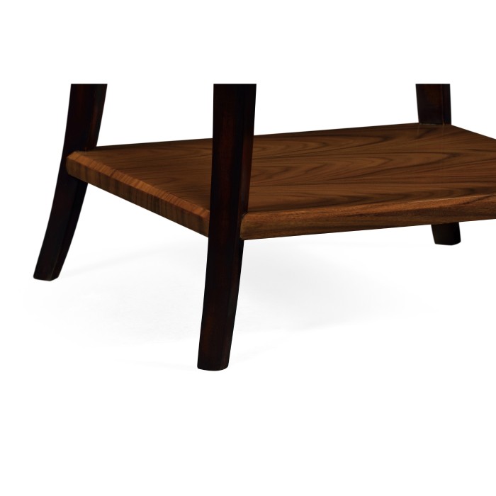 Art Deco Satin Square Side Table
