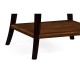Art Deco Satin Square Side Table