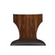 Art Deco Santos Rosewood Satin Klismos Chair