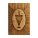 Adam Style Walnut & Satinwood Demilune TV Cabinet