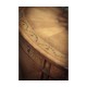 Adam Style Walnut & Satinwood Demilune TV Cabinet
