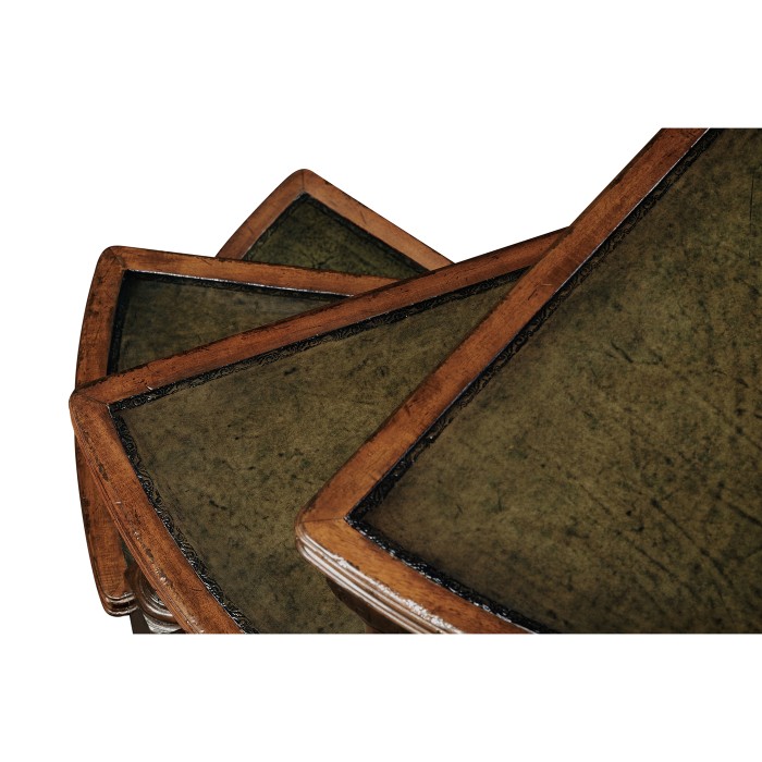 Anitqu Mahogany Library Stairs with Central Post