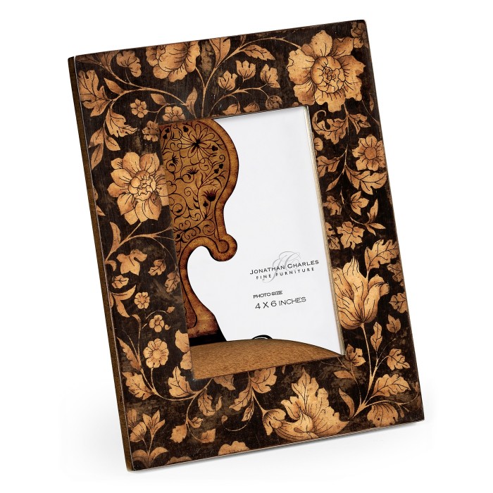 Black Chinoiserie Picture Frame (4