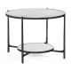 Églomisé & Bronze Iron Centre Table