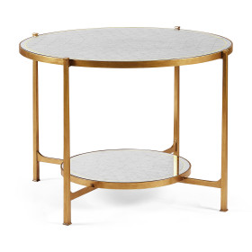 Églomisé & Gilt Iron Centre Table