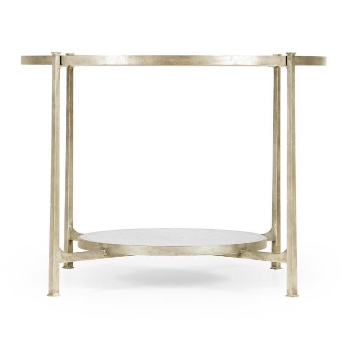 Églomisé & Silver Iron Centre Table
